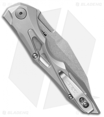 Kershaw Launch 13 Automatic Knife Raw Aluminum (3.5" Two-Tone)
