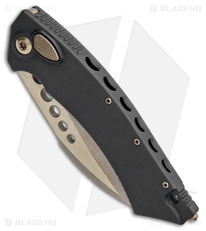 Microtech Custom Hawk Automatic Knife Apocalyptic (4" Two Tone Bronze) 507-MCK