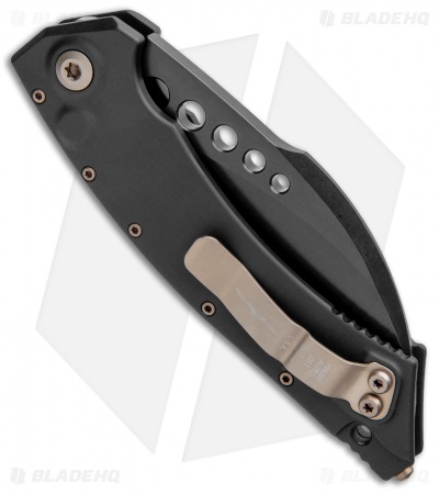 Microtech Signature Series Hawk Automatic Knife Black DLC (4" Black)  