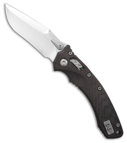 Microtech Marfione Custom 9 Amphibian M390 HP CF Folding Knife (4" Mirror)