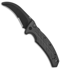 Ontario OKC Automatic Rescue Knife Tactical (3.25" Black Serr)