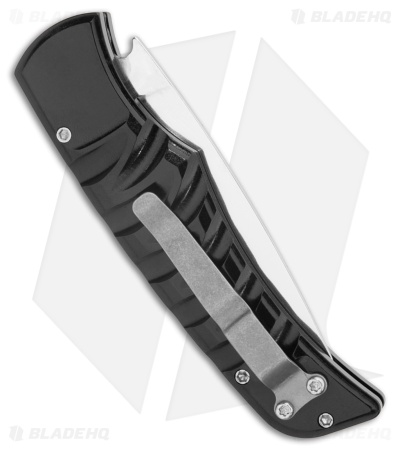 Piranha Paradox Automatic Knife Black Aluminum (3.1" Mirror) P-24BK