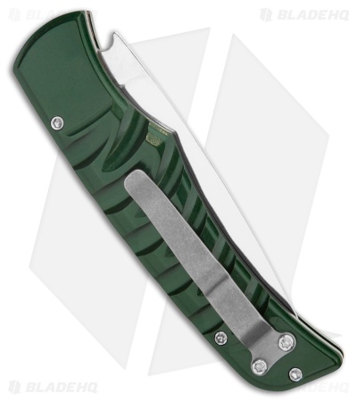Piranha Paradox Automatic Knife Green Aluminum (3.1" Mirror) P-24G