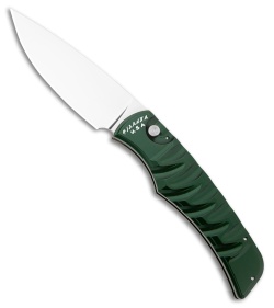 Piranha Paradox Automatic Knife Green Aluminum (3.1" Mirror) P-24G