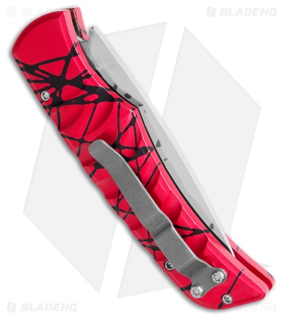 Piranha Paradox Automatic Knife Pink Aluminum (3.1" Mirror) P-24PK