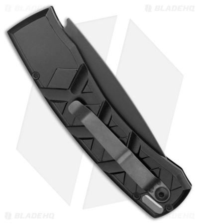 Piranha X Automatic Knife Tactical (3.3" Black Serr)