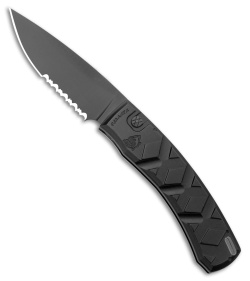 Piranha X Automatic Knife Tactical (3.3" Black Serr)