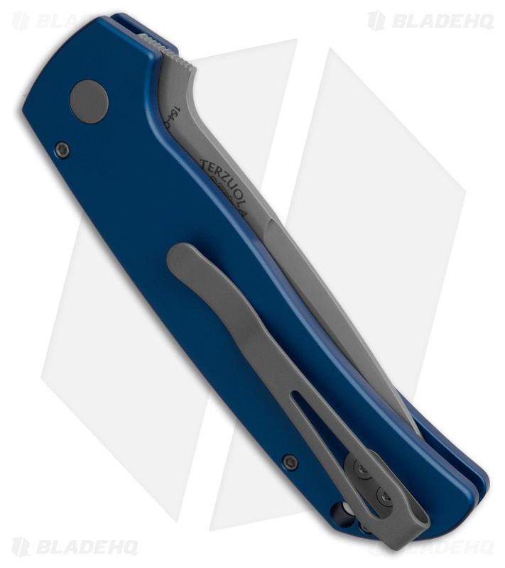 Pro-Tech Terzuola ATCF Automatic Knife Blue Aluminum (3.5" SW 154-CM)