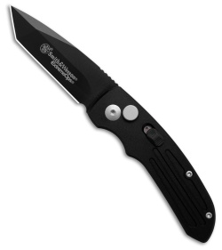 Smith & Wesson Mini Extreme Ops Tanto Automatic Knife Black Al (2.5" Black)
