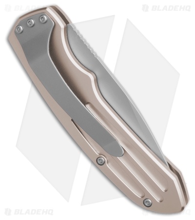 Smith & Wesson Extreme Ops Automatic Knife Champagne Aluminum (3.25" Bead Blast)
