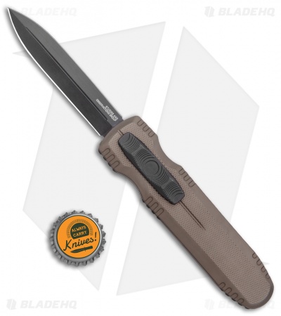 SOG Knives Pentagon OTF Automatic Knife FDE Dagger (3.8" Black)