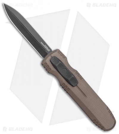 SOG Knives Pentagon OTF Automatic Knife FDE Dagger (3.8" Black)
