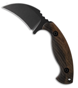 Toor Knives Karsumba Outlaw Fixed Blade Knife Ebony (2.5" Black)