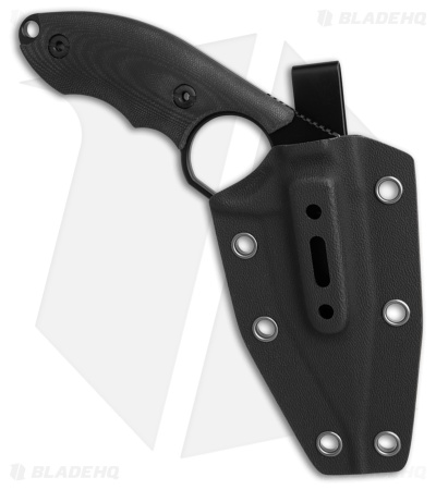 ADV Tactical Havoc Fixed Blade Knife Black G-10 (3.5" Black)