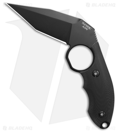 ADV Tactical Havoc Fixed Blade Knife Black G-10 (3.5" Black)