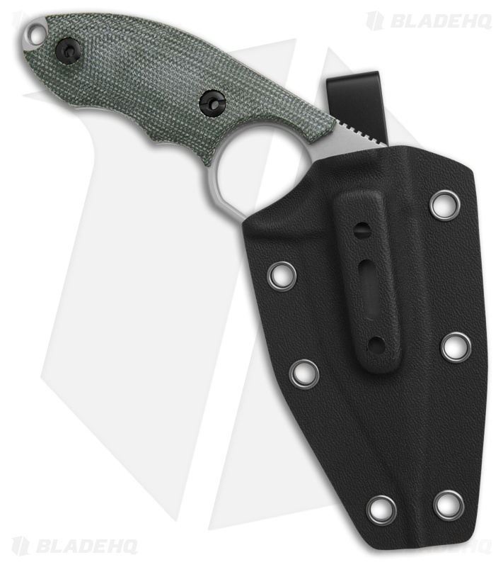 ADV Tactical Havoc Fixed Blade Knife Green G-10 (3.5" Bead Blast)
