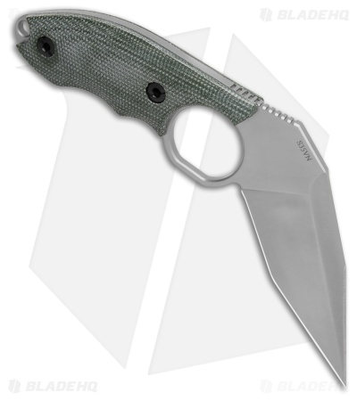 ADV Tactical Havoc Fixed Blade Knife Green G-10 (3.5" Bead Blast)