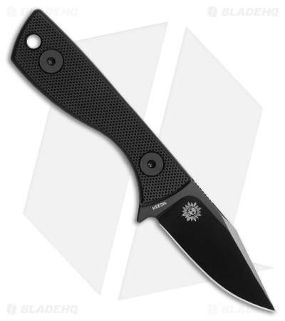 Auxiliary Manufacturing Runt Fixed Blade Knife Black G-10 (2.1" Black PVD)
