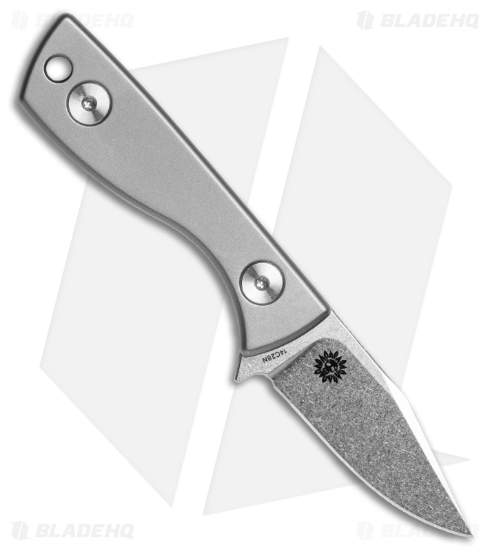 Auxiliary Manufacturing Runt Fixed Blade Knife Titanium (2.1" SW)