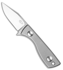 Auxiliary Manufacturing Runt Fixed Blade Knife Titanium (2.1" SW)