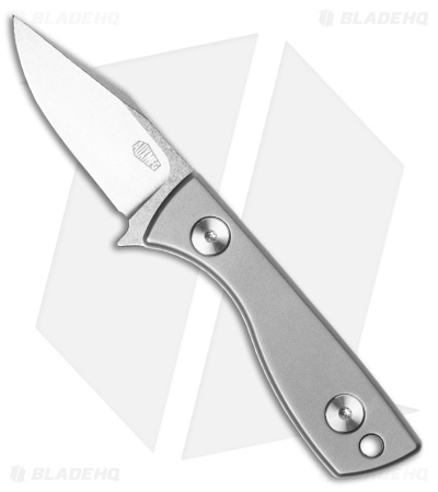 Auxiliary Manufacturing Runt Fixed Blade Knife Titanium (2.1" SW)