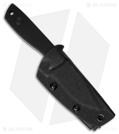 Auxiliary Manufacturing Runt XL Fixed Blade Knife Black G-10 (3" Black PVD)