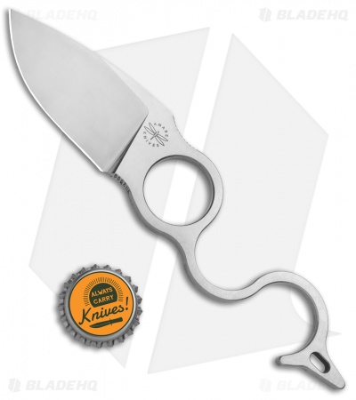 Amare Knives 6 Finger Drop Point Fixed Blade Knife (2.6" Satin) 201812
