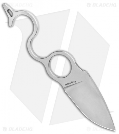 Amare Knives 6 Finger Drop Point Fixed Blade Knife (2.6" Satin) 201812
