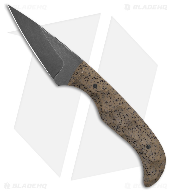 Auxiliary Manufacturing Karl Jr Fixed Blade Knife Griptec (3" Black SW)