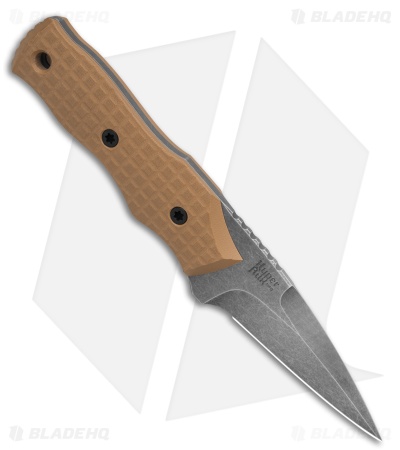 Auxiliary Manufacturing Sgian Dubh Fixed Blade Knife Lager G-10 (3.25" SW)