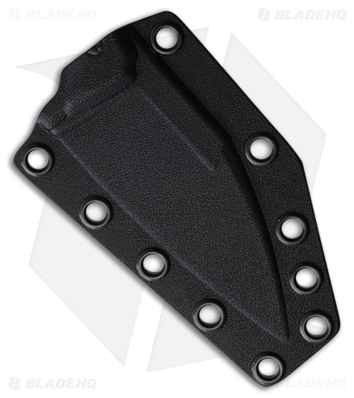 Bastinelli Creations The Foreigner Fixed Blade Knife Black Micarta (3.4" PVD)