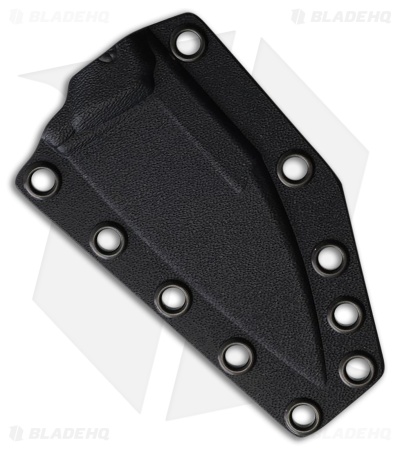 Bastinelli Creations The Foreigner Fixed Blade Knife Black Micarta (3.4" PVD)