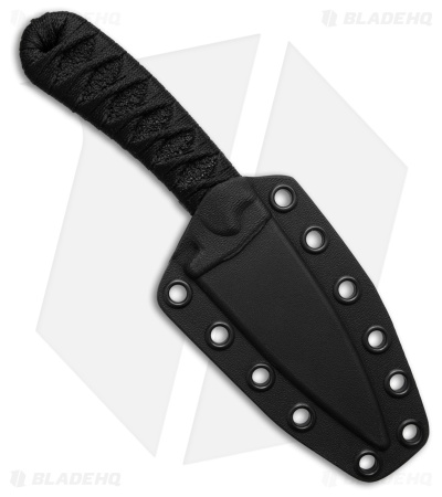 Bastinelli Creations SIN Fixed Blade Knife Menuki (3.75" Black Stonewash)