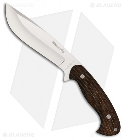 Black Fox Tactical Hunter Fixed Blade Knife Black Zytel (6.375" Satin) 