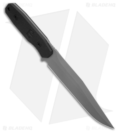 Blackside Customs Rogue 1 Fixed Blade Knife Black G-10 (4.75" Graymatter)