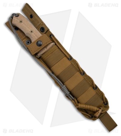 Chris Reeve Knives Green Beret Natural Micarta Coyote Brown Sheath (7" FDE)