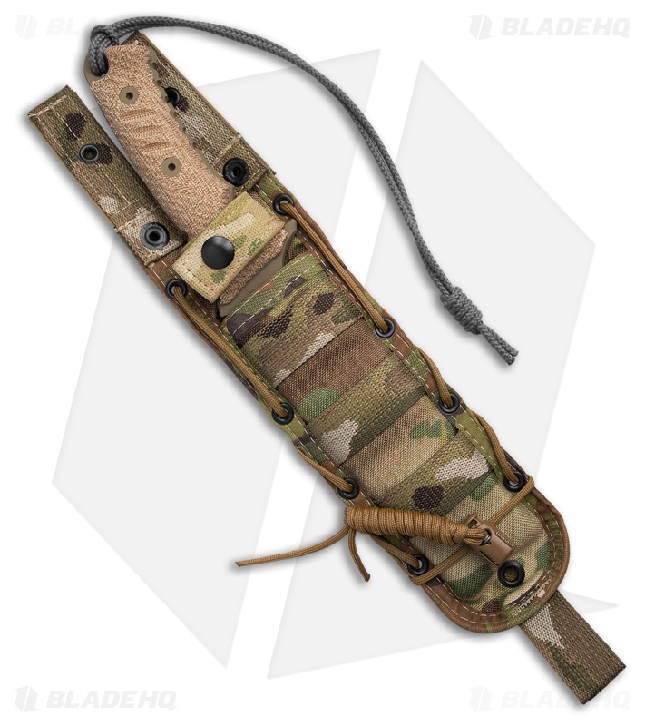 Chris Reeve Knives Pacific Fixed Blade Natural Micarta (6.3" FDE Serr)