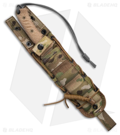 Chris Reeve Knives Pacific Fixed Blade Natural Micarta (6.3" FDE Serr)