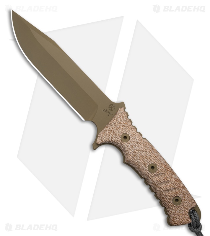 Chris Reeve Knives Pacific Fixed Blade Natural Micarta (6.3" FDE)