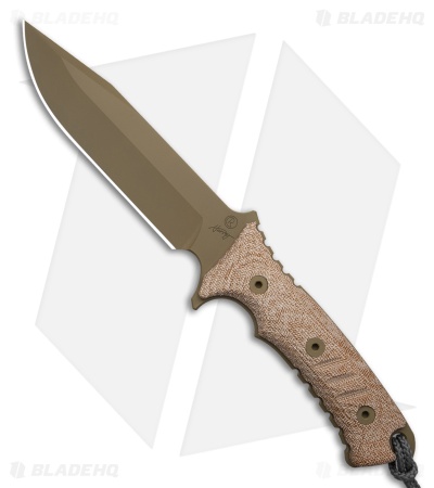 Chris Reeve Knives Pacific Fixed Blade Natural Micarta (6.3" FDE)