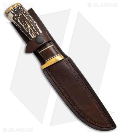 Cunningham Custom American Bowie Premium Sambar Stag (6.00" Black SW)