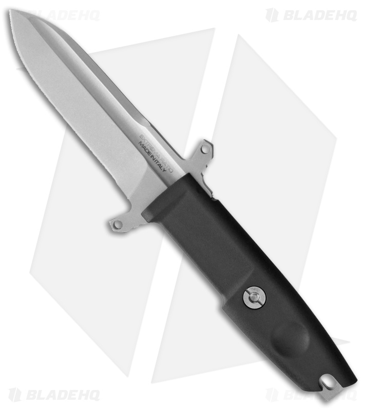 Extrema Ratio Defender DG Fixed Blade Knife Black Forprene (4" Stonewash)