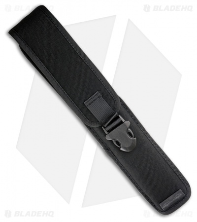 Extrema Ratio Fulcrum Fixed Blade Knife Black Forprene (7" Black Serr)