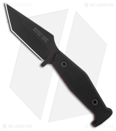 Fisher Blades Beckwith/Covert Fixed Blade Knife Black G-10 (3.1" Black)