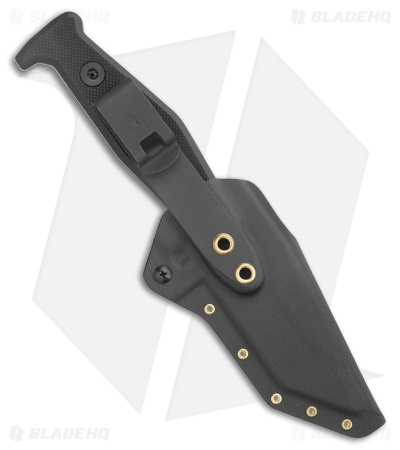 Fisher Blades Beckwith/Covert Unicorn Fixed Blade Knife Black G-10 (3.1" Blue)