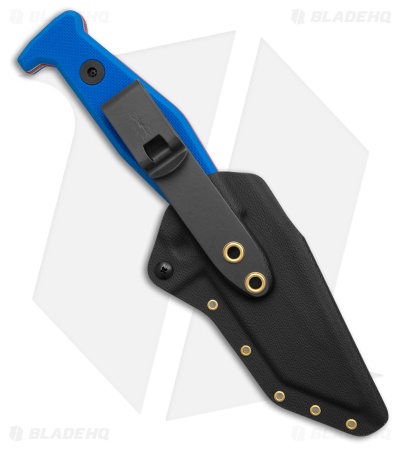Fisher Blades Beckwith/Covert Liberty Fixed Blade Knife Blue G-10 (3.1" Red)