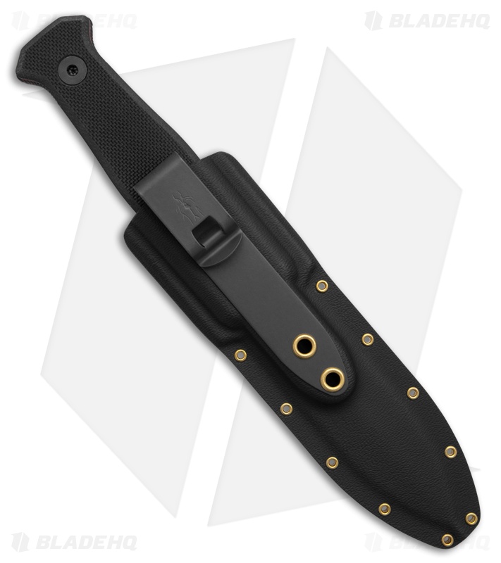 Fisher Blades McNasty Fixed Blade Knife Black G-10 (3.50" Black)