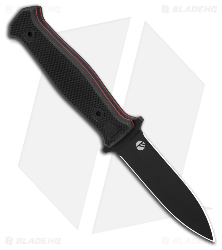 Fisher Blades McNasty Fixed Blade Knife Black G-10 (3.50" Black)
