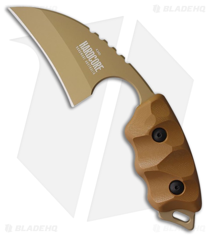 Hardcore Hardware Australia LFK-01 Fixed Blade Knife FDE G-10 (2.75" FDE)