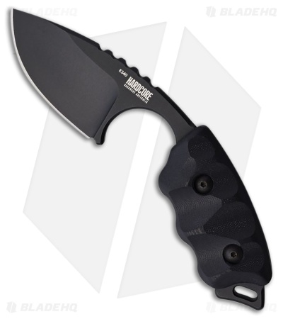 Hardcore Hardware Australia LFK-03 Fixed Blade Knife Black G-10 (2.75" Black)